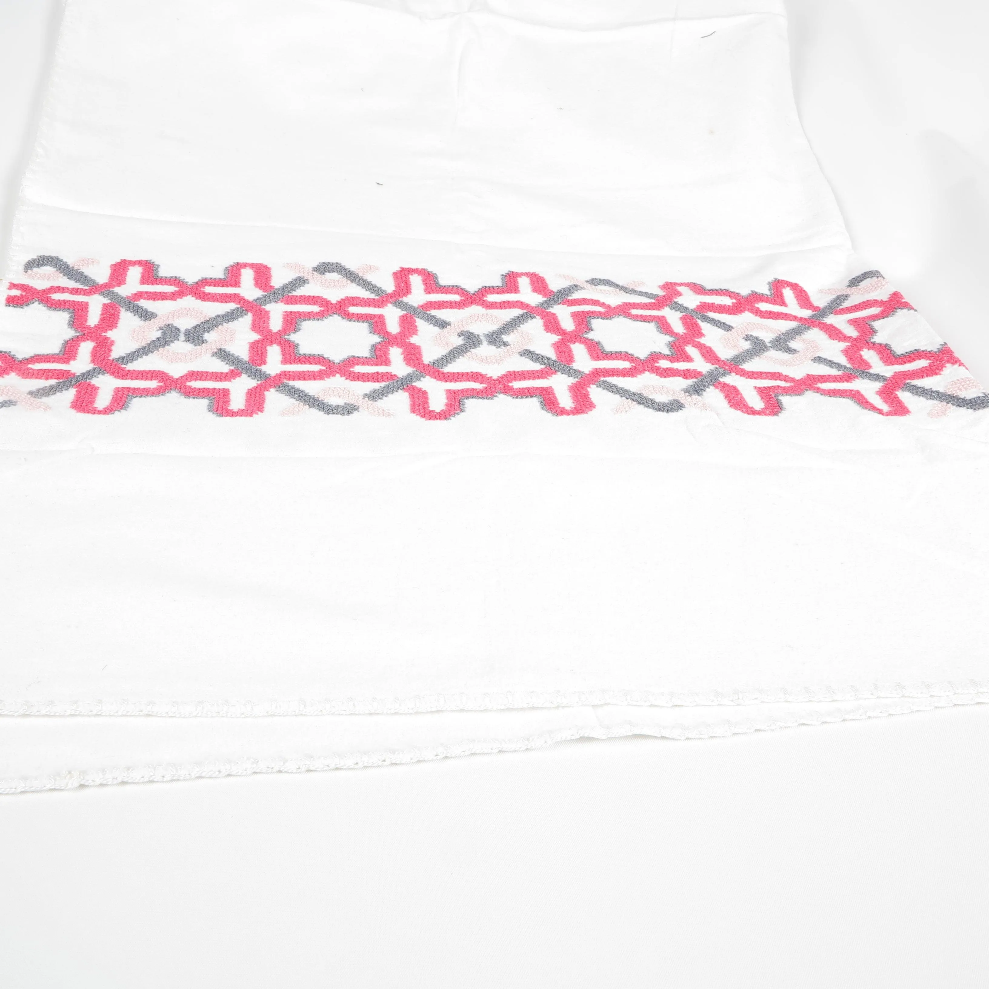 WHITE COTTON BABY BLANKET ALHAMBRA