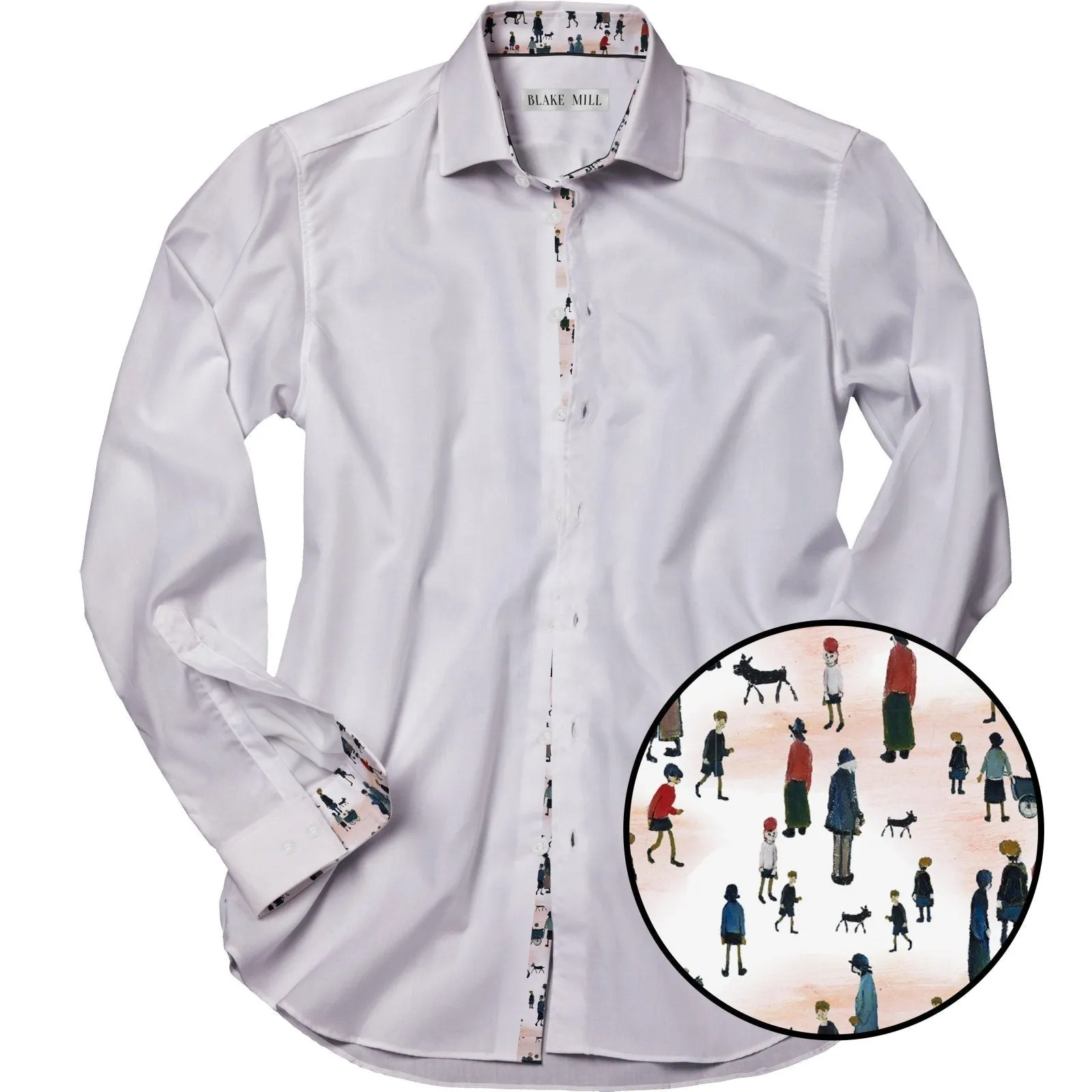 White with Lowry Accents Shirt
