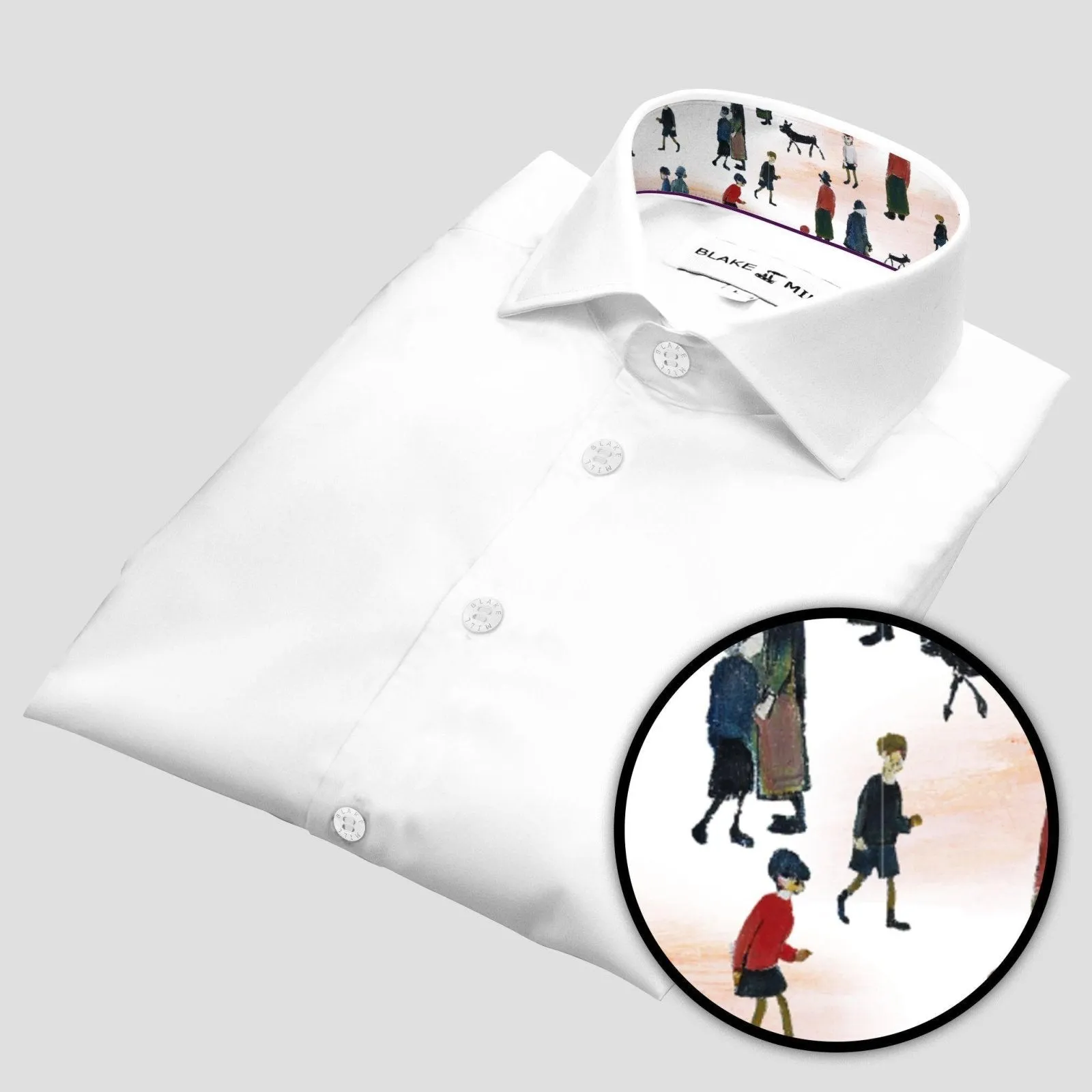 White with Lowry Accents Shirt