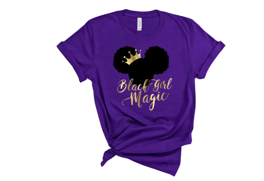Womens Black Girl Magic Shirt