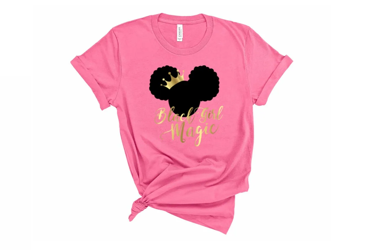 Womens Black Girl Magic Shirt