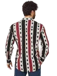 Wrangler Men’s Checotah Long Sleeve Snap Shirt - Big
